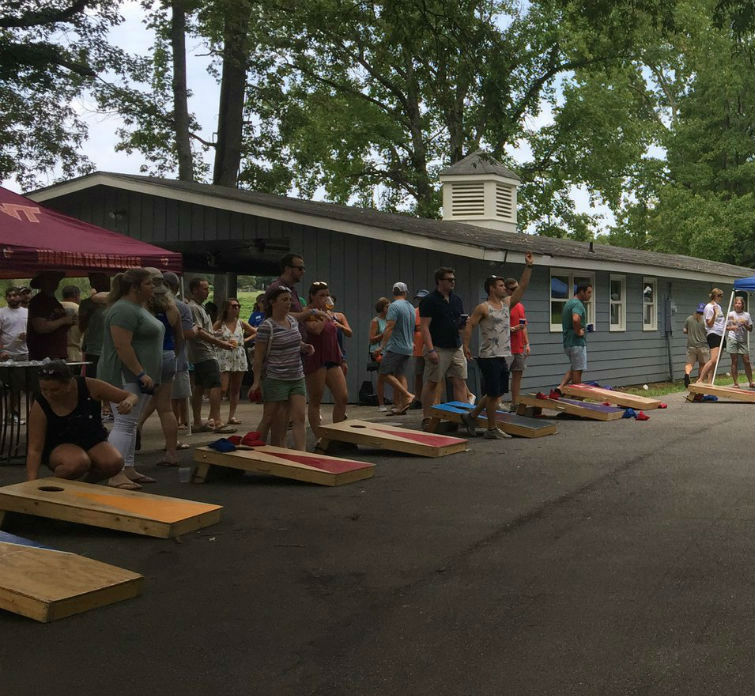 Printable Cornhole Tournament Bracket Page - Image of Tournament